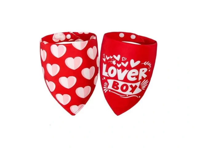 Dimidium Valentines Day Dog Bandanas 2 Pack Love… Code