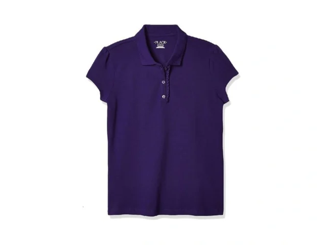 The Children S Place Girls Uniform Pique Polo Shirt…