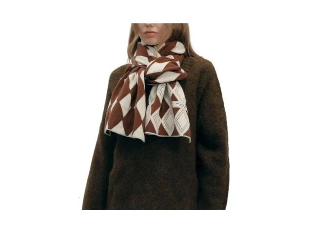 Mininai Fashion Argyle Pattern Scarves For Women… Code