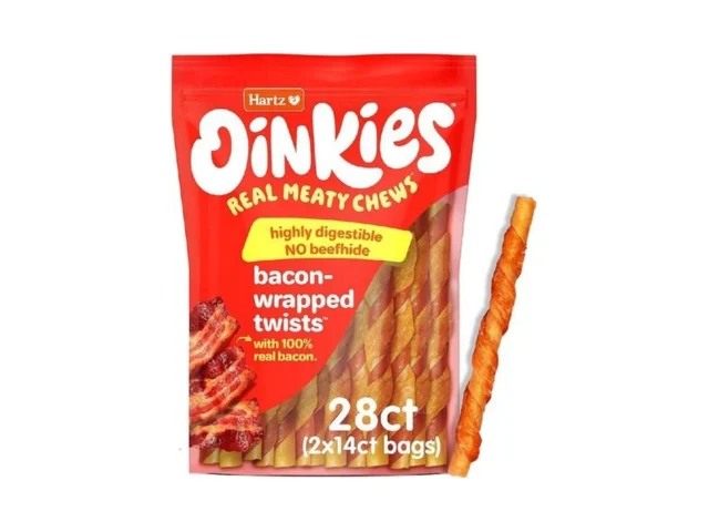 Hartz New Oinkies Bacon Wrapped Twists Real Meaty… Coupon