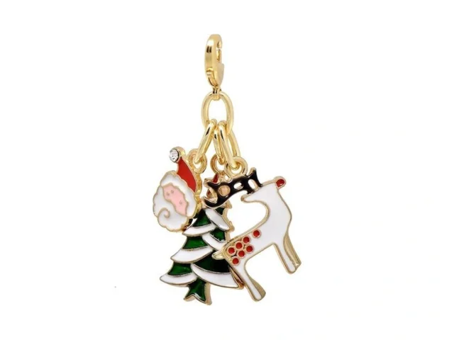 Paialco Dainty Christmas Gift Clasp Charms Santa… Coupon