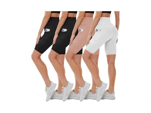 Campsnail 4 Pack Biker Shorts Women With Pockets 5… Code