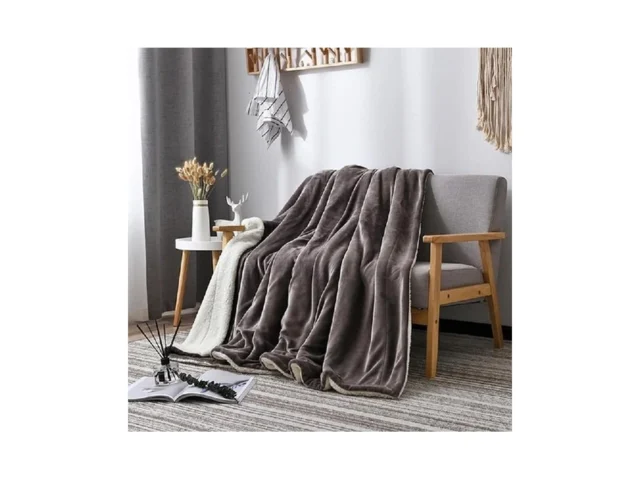 Sherpa Fleece Throw Blanket For Couch – Super Soft… Code