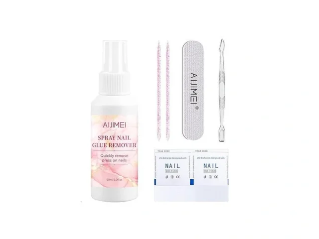 Aijimei Press On Nail Remover Kit Spray Nail Glue… Code
