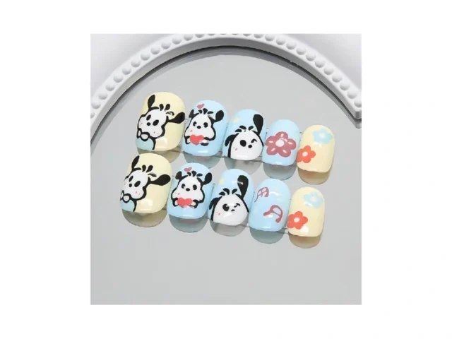 Acrylic Press On Nails For Kids – Short Square Fake… Code