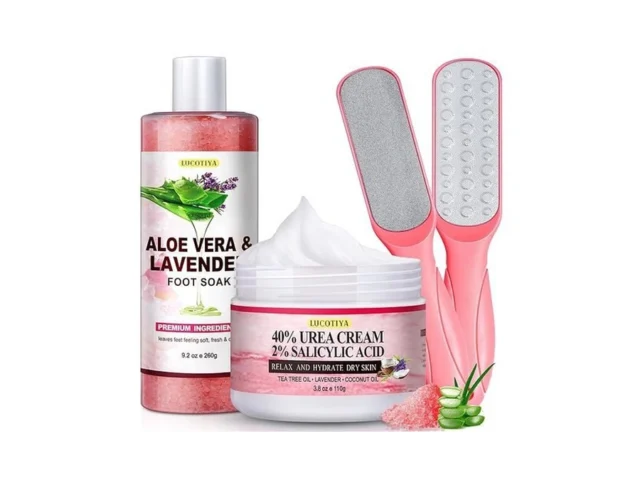 Lucotiya Pedicure Kit Foot Spa Soak Set Callus… Code