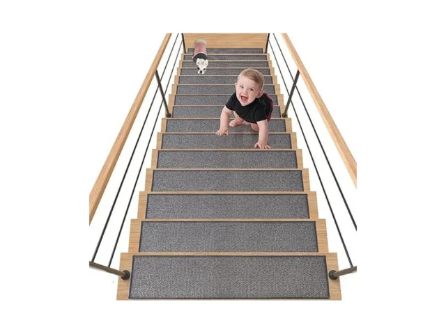 Wikuvo 30×8 Inch Stair Mat 15 Pack Comfortable… Code