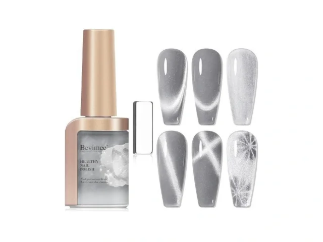 Bevimee Silver Cat Eye Nail Polish Non Gel Air… Code