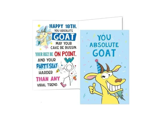 Mikerdelisin 18th Birthday Card For Goat Zodiac… Code
