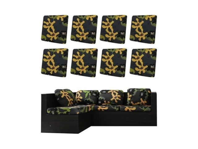 Sukaikeqa Outdoor Cushion Covers Set 8pcs… Code