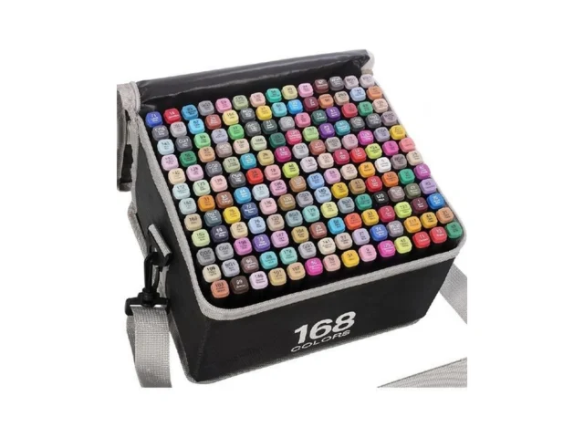 Lomoelre 168 Alcohol Markers Colors Set Coloring… Code