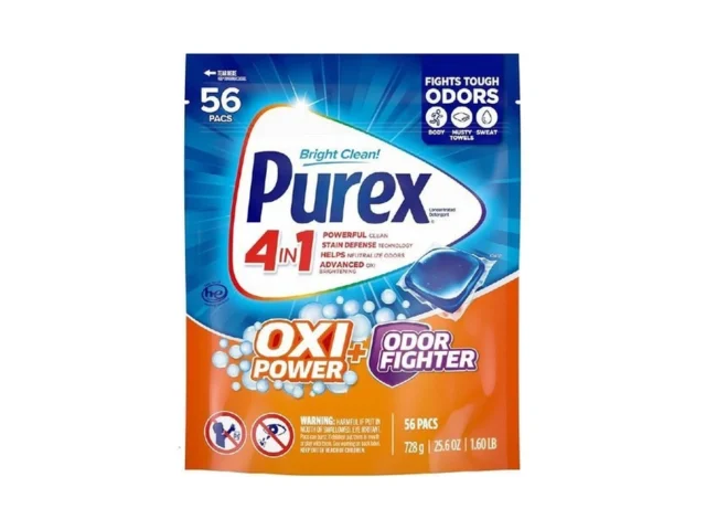 Purex 4-in-1 Laundry Detergent Pacs Oxi Power Odor… Coupon