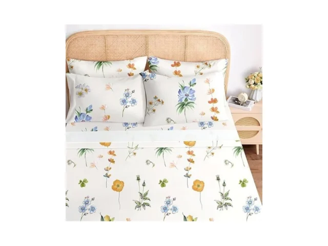 Bysure Queen Sheet Set 6 Pieces Yellow Blue… Code