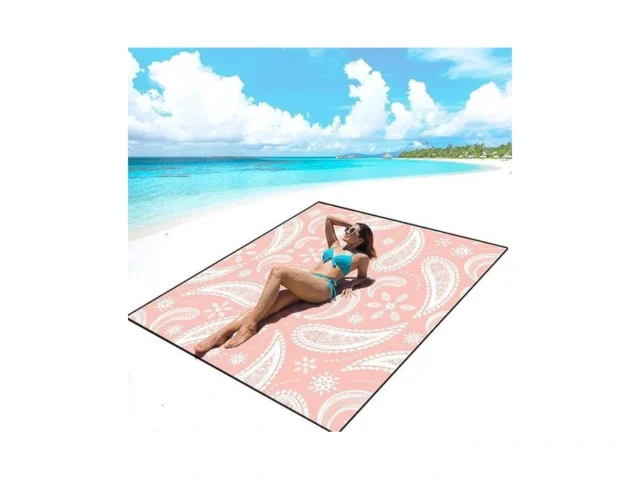 Aisparky Beach Blanket Waterproof Sandproof… Code