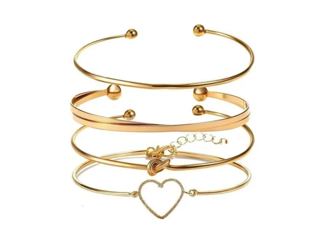 Alegend Bracelets Sets 14k Gold Plated Chic… Code