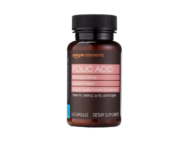 Amazon Elements – Folic Acid 800 Mcg Per Serving… Coupon
