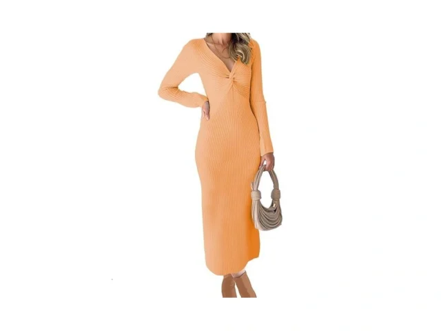 Raisecom Womens Ribbed Knit Maxi Dresses Long… Code