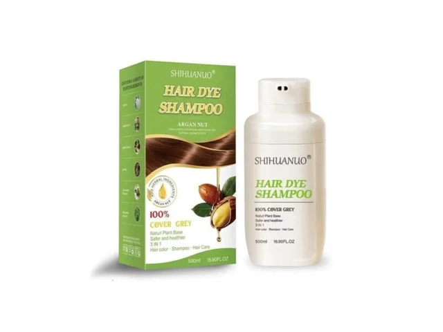 Shihuanuo Hair Dye Shampoo 3 In 1 For Gray Hair… Code