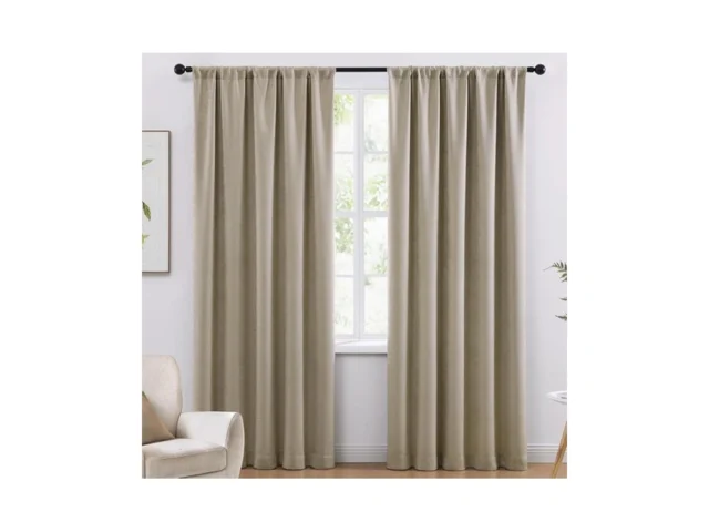 Wrensonge Blackout Curtains For Bedroom Dark Beige… Code