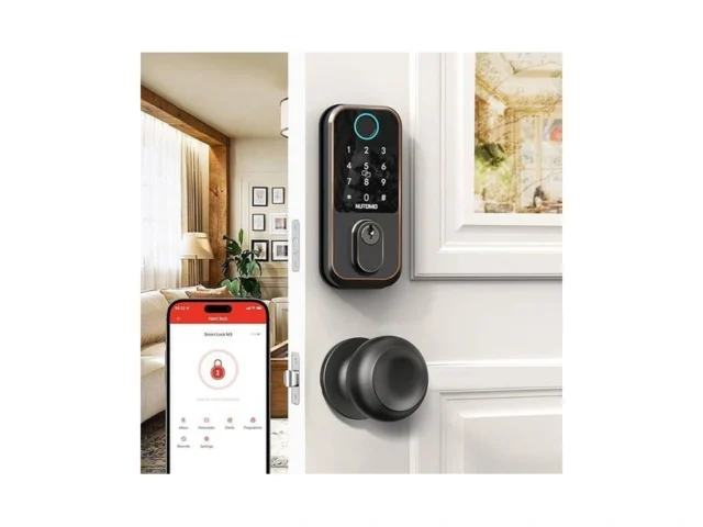 Smart Front Door Lock Set Nutomo Keyless Entry… Code