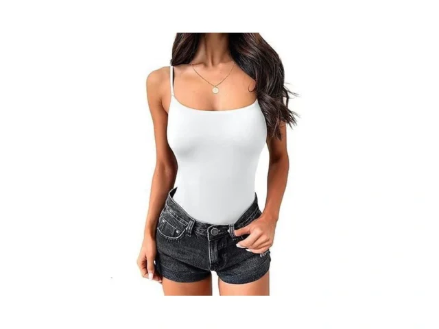Anrabess Tank Tops For Women Square Neck Adjustable… Code