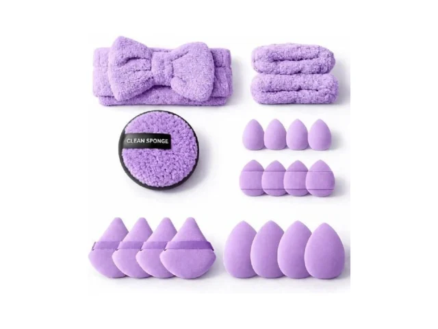 20 Pcs Makeup Sponges Set Beauty Blender Triangle… Code