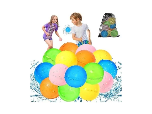 Soppycid 15pcs Reusable Water Balloons Quick Fill… Code