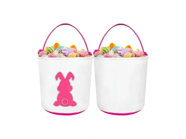 Yoblink Canvas Easter Basket Large Easter Basket… Code