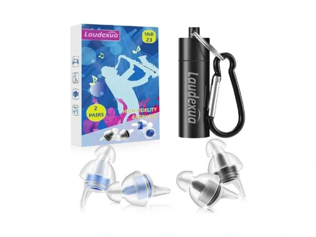 Laudexua High Fidelity Concert Ear Plugs 2 Pairs… Code