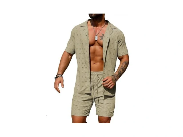 Urru Men S 2 Pieces Outfits Summer Beach Set See… Code
