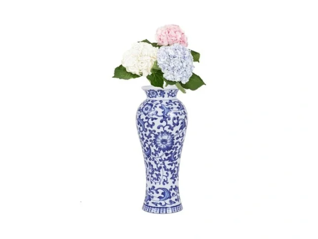 Blltzzz Chinoiserie Vase 8 2 Inch Vintage Ceramic… Code