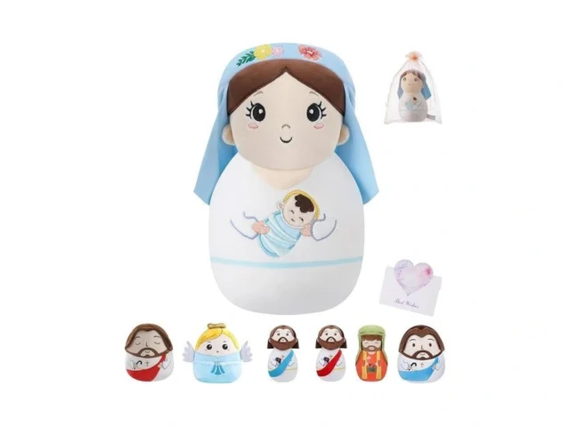 Leyoha Mary Plush Nativity Scene Set – Gift For… Code