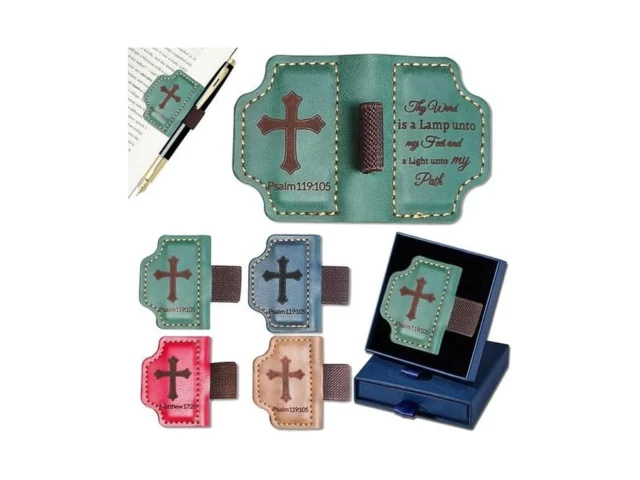 Bygone Mark Personalized Magnetic Leather Bookmark… Code