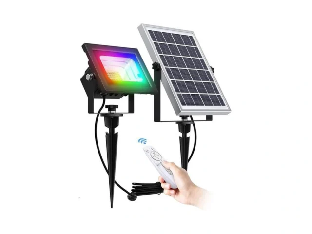 Sunbonar Rgb Solar Flood Lights Outdoor Solar… Code