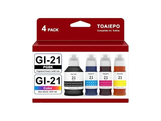 Toaiepo High Yield Gi-21 Ink Refill Bottles… Code