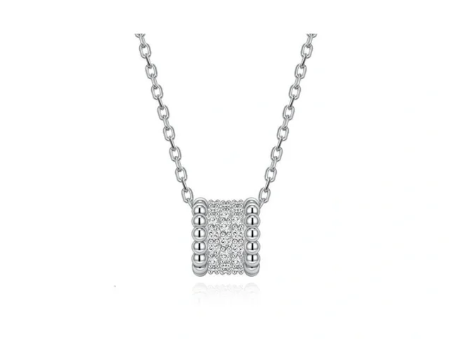 Hitlinker Moissanite Milgrain Necklace For Women… Code