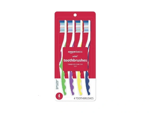 Amazon Basics Orbit Toothbrushes Soft Full 4 Count… Coupon