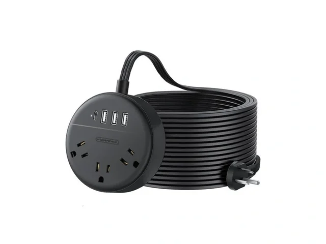 Extension Cord 25 Ft Ntonpower Flat Plug Power… Code