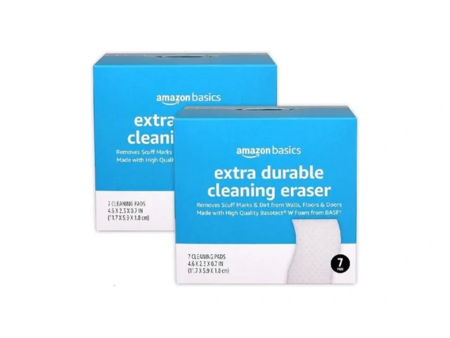 Amazon Basics Extra Durable Eraser Cleaning Sponges…