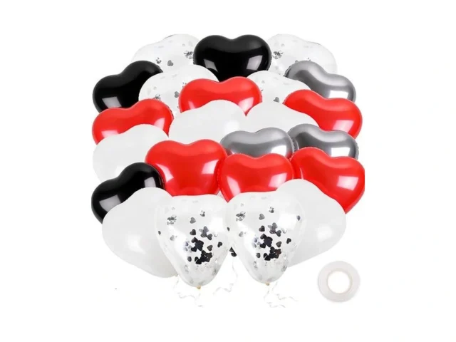 60pcs Heart Balloons Valentines Day Decorations -… Code