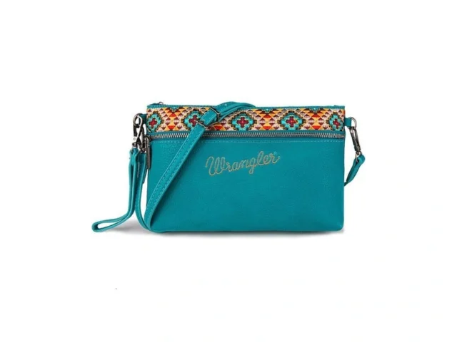 Wrangler Clutch Wristlet Purse Western Crossbody… Code