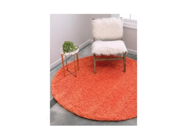 Unique Loom Solid Shag Collection Area Rug 3 3… Coupon