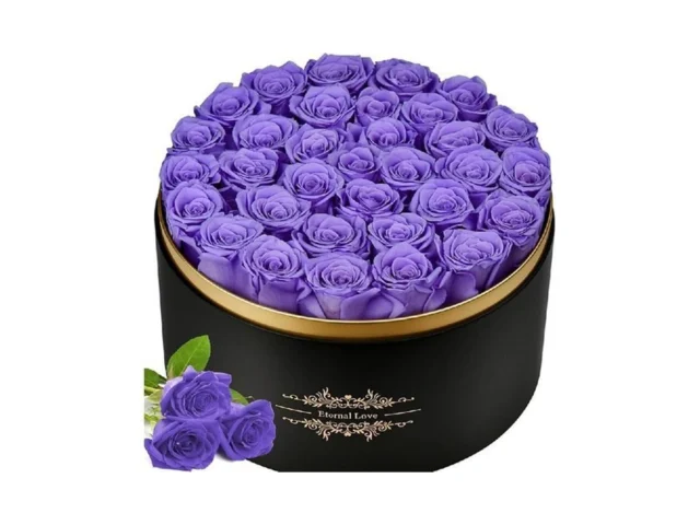 Jibeufi 33 Preserved Flowers Roses Forever In A Box… Code