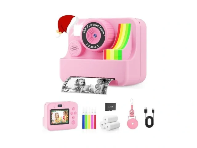 Mvnhfso 1080p Instant Digital Print Camera For Kids… Code