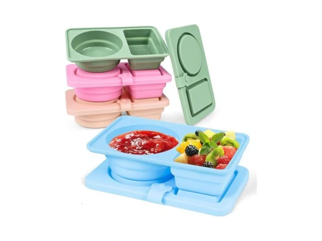Tywop 4-pack Silicone Reusable Snack Containers… Code