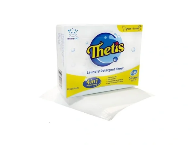Thetis Laundry Detergent Sheets 50 Sheets 100 Loads… Code