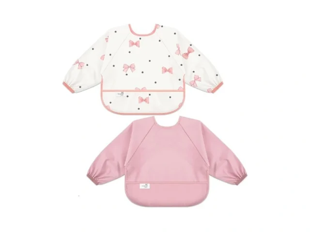 Bebebiu Long Sleeve Baby Bib Waterproof Fabric Full… Code