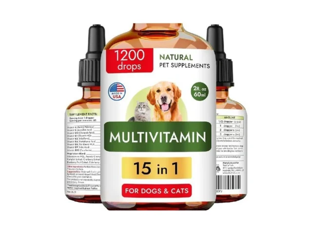 15-in-1 Liquid Multivitamin For Dogs Cats -… Coupon