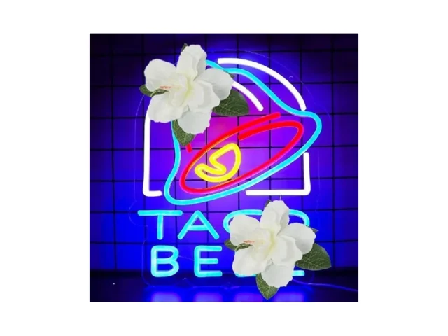 Pugna Tacos Neon Signs For Wall Decor Taco Team… Code