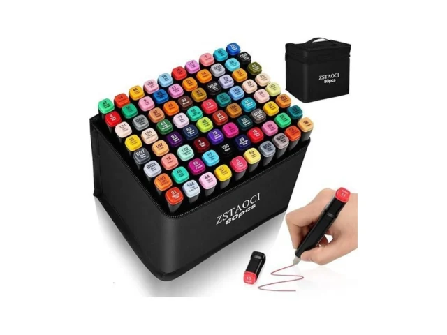 Zstaoci 80 Colors Alcohol Markers Art Markers For… Code